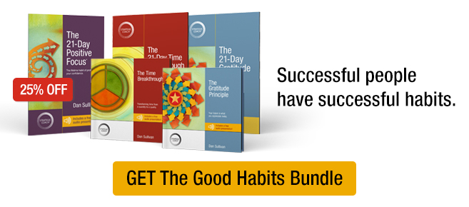 Successful people have successful habits. Get The Good Habits Bundle.